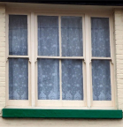 large-pane sash window in Gordon Road