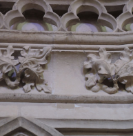 6  naturalistic foliage - Cathedral parclose screen