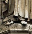 5  St Augustine's foot on the pagan mask