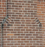 tumbling on Cooper almshouses, Lower Chantry Lane