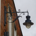 wall bracketed lamp in Stour Street