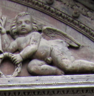 Putto on Christ Church gate