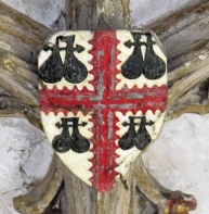 heraldic device - represents water bags to be carried by a horse
