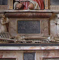 Cadaver – Sir Roger Manwood's monument, St Stephen's church 