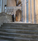 1  pilgrims' steps north side