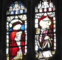 4  window in martyrdom - Dunstan on right