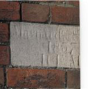 1  plaque in Rosemary Lane (very worn)