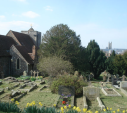 1  St Martin's church with cathedral behind 