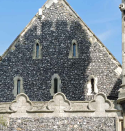Lancet windows – King's School viewed from monastery Street