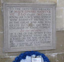 1  Mannock memorial in the cathedral nave